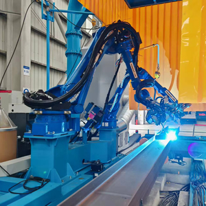 <span class=keywords><strong>Robot</strong></span> industriel intelligent automatique à 6 axes pour soudage MIG TIG à l'arc, avec source d'alimentation et bras robotisé pour réservoirs circulaires, Chine - Product Image 1