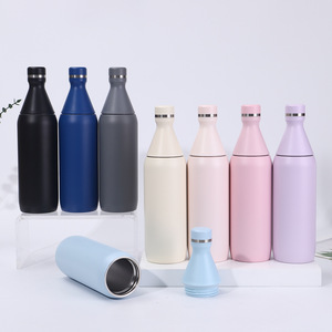 Custom Double Wall Vacuum Insulated 20oz Stainless Steel Sports Water <b>Bottle</b> with Cola Shape Logo <b>for</b> Outdoor Hydration Bulk Who - Product Image 6