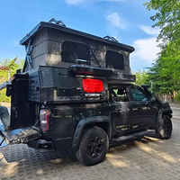 Caravane Utilitaire Repliable Tout-Terrain de 16 Pieds, Type Pick-up, Coulissante, Camping-car avec Toilettes