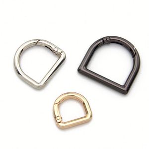 Adjustable <b>Strap</b> Ring Custom 20Mm D-Shaped Luxury Spring <b>Buckle</b> Durable Colorful Zinc Alloy Metal Bag Accessory Hook - Product Image 2