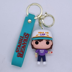Figurines, <span class=keywords><strong>porte</strong></span>-clés, pendentifs, sacs, <span class=keywords><strong>porte</strong></span>-clés de voiture et accessoires de personnages de dessins animés créatifs Stranger Things - Product Image 6