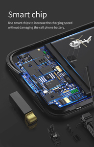 Étui de téléphone portable de <span class=keywords><strong>batterie</strong></span> d'agrafe arrière légère pour le téléphone portable <span class=keywords><strong>13</strong></span> Pro Max étui de <span class=keywords><strong>batterie</strong></span> de banque de puissance anti-dérapant mince de capacité élevée - Product Image 6