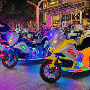 Voitures tamponneuses électriques commerciales pour enfants adultes intérieur/extérieur Amusement Ride Anti-Collision Design LED Lights Capacité de 2 personnes - Product Image 1