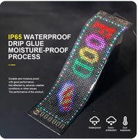 LED-Matrix-Pixel-Panel DIY RGB Anpassbare Animation Programmierbares Auto-LKW-Werbe-Logo-Licht App-Steuerung Teufelauge-Lampe
