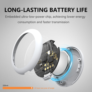 Localizador Inteligente de Lujo M13 con Carcasa Transparente, Compatible con Apple Find My Network, Mini Rastreador Antipérdida con Alarma para Llaves, Mascotas y Equipaje - Product Image 4