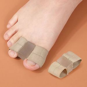 <b>Toe</b> <b>Separator</b> Double Ring Design Elastic Bamboo Weaving Comfortable Bunion Corrector Hallux Valgus Relief - Product Image 1