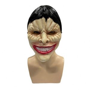 Máscara Realista de Rostro Humano de Mujer Mayor, Aterradora, para Decoración de Fiestas, Halloween, Plástico - Product Image 2
