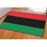 Tapis de porte décoratif avec drapeau national 40*60cm, tapis de sol flexible antidérapant en polyester, parfait pour les cadeaux et la décoration de la maison
