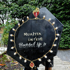 Nuova Collana Elegante con Ciondolo in Cristallo Arancione, Placcata in <span class=keywords><strong>Oro</strong></span> 24K, Gioiello Raffinato in Ottone con Perle per Donna - Product Image 3