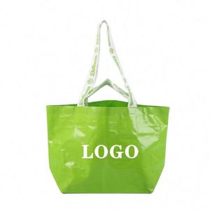 Custom Printed Pp Non-Woven Fabric <b>Tote</b> Handle Clothing Shopping Packaging Gift Promotional <b>Plastic</b> Bag - Product Image 3