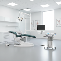 Chaise d'implant dentaire de sécurité d'italie avec lampe LED meubles de clinique dentaire unité dentaire