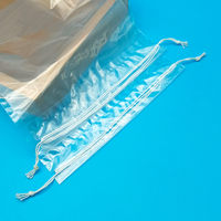 Sacs à cordon en plastique imprimables avec logo personnalisé, sacs promotionnels publicitaires pour accessoires de téléphonie mobile