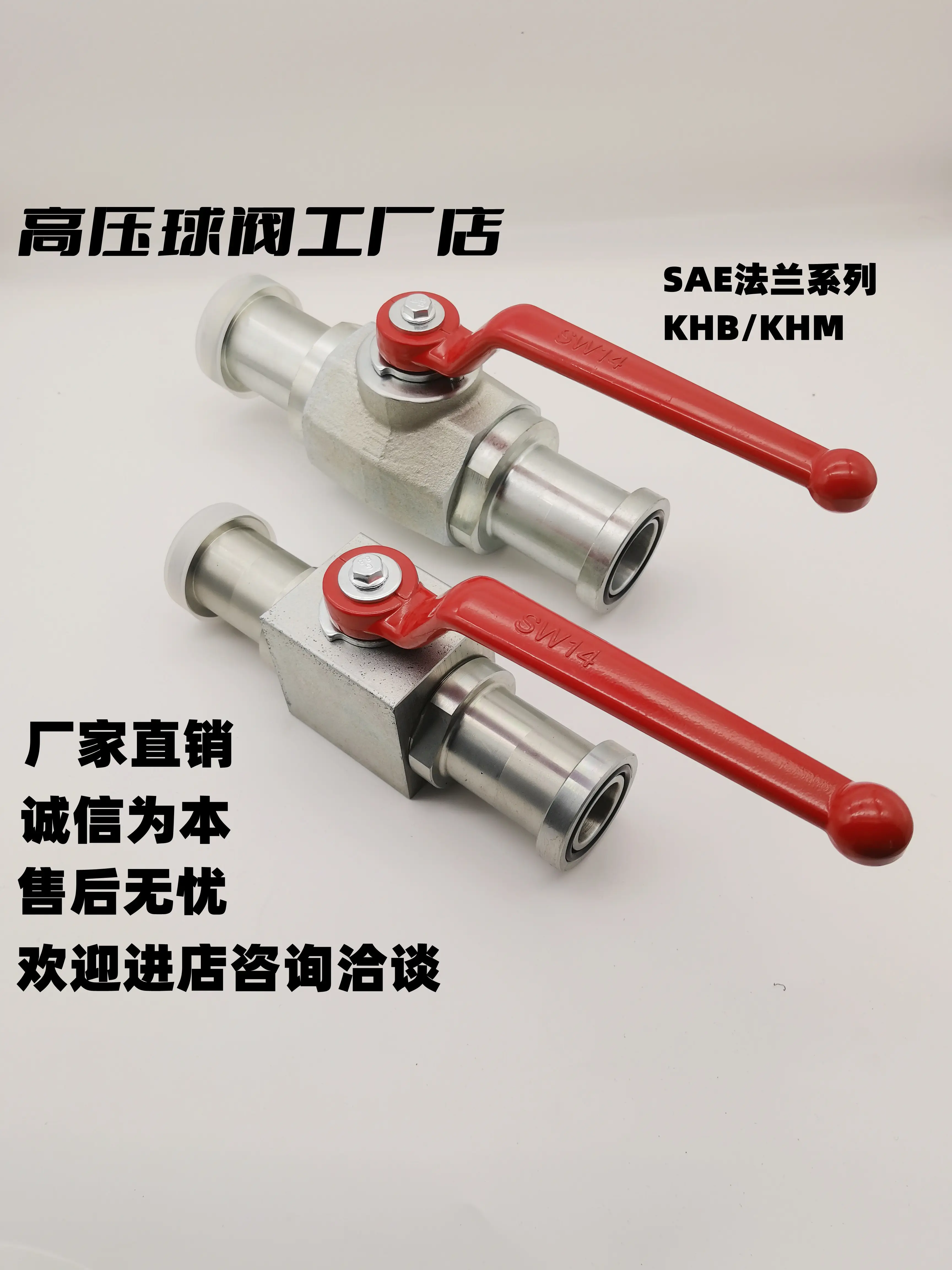 Прямой шаровой клапан 2-ходовой шаровой клапан высокого давления KHB/M16 20 25 32 40 50 65 80F6/3 3000/6000PSI