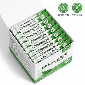 Poudre de Chlorophylle Naturelle en Sachets Individuels Saveur Citron Vert Sans Sucre Mélange de Boissons Complément Alimentaire à Base de Plantes pour le Bien-être Quotidien Boîte de 30 Sachets - Product Image 2
