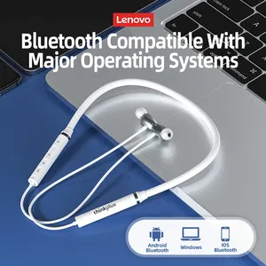 Lenovo HE05X BT 5.0 Earphone asli Earphone tahan air earplug suara HIFI Earphone magnetik Headset <span class=keywords><strong>Neckband</strong></span> Headphone olahraga - Product Image 3