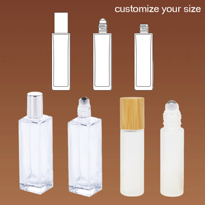 Frascos de Vidro Âmbar Finos de 1ml, 2ml, 3ml, 5ml, 10ml com Borrifador e Rolinhos de Metal/Vidro para Sabonete Líquido - Product Image 6