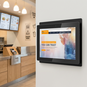 OEM Factory Android Restaurant Ordering Kiosk Display Wall Mount POS Tablet for Restaurant Retail Chain - Product Image 1