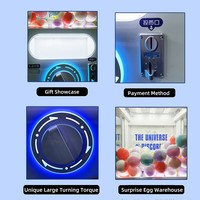 Machine à Sous Gachapon de Salle de Jeux d'Arcade pour Centre Commercial, Distributeur Automatique de Jouets et Poupées à Capsules, Jeux de Pièces