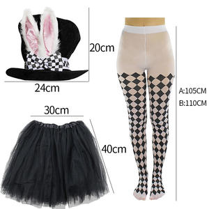 <span class=keywords><strong>Lapin</strong></span> melon mars lièvre blanc <span class=keywords><strong>lapin</strong></span> chapeau haut <span class=keywords><strong>de</strong></span> forme Cosplay accessoire femmes hommes oreilles ornement - Product Image 4