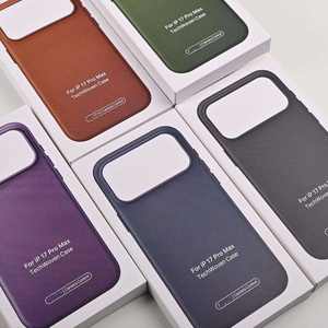 Новый магнитный чехол TechWoven из льна с анимацией для iPhone 17/17 Pro Max, противоударный чехол для мобильного телефона iPhone - Product Image 2