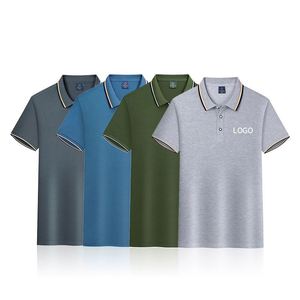 Camisetas Polo de Poliéster de Secado Rápido de 200 g con Logotipo Personalizado, Unisex, para Pádel, Absorben la Humedad, Protección UV, Elásticas, Lisas, con Estampado Personalizado - Product Image 3