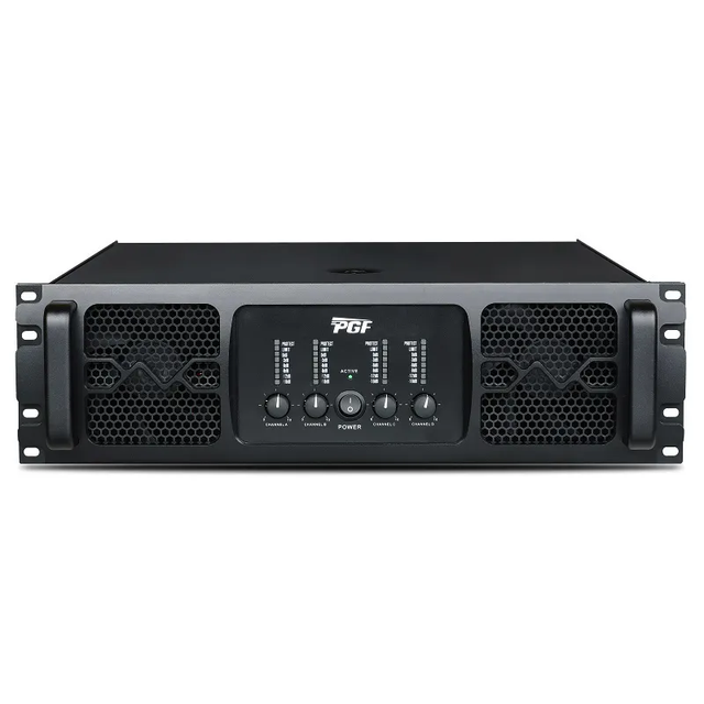 Hot Sells 3U 4*1100W 4 Channel Professional Power Amplifier Class H Audio System Stereo Sound Amplifier for Stage Performance