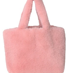 Bolso de hombro peludo grande suave de invierno, bolso de mano de piel sintética de felpa esponjosa - Product Image 3