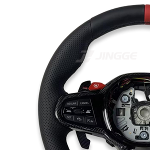 <span class=keywords><strong>Volante</strong></span> de Cuero Calefactable Estilo LCI Personalizado para BMW Serie G GX G20 G80 M3 G82 G28 <span class=keywords><strong>G29</strong></span> G30 F87 X1 X3 X4 X5 X6 M340I - Product Image 4