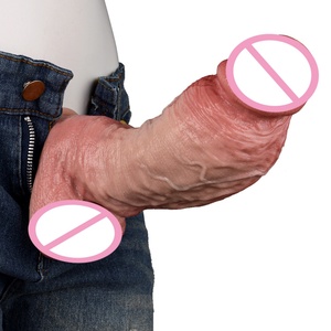 Dildo Flexible de Doble Capa para Mujeres, Pene Artificial con Ventosa para Masturbación Femenina - Product Image 1