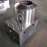 Laveuse et éplucheuse de pommes de terre automatique commerciale Machine à éplucher les pommes de terre automatique à petite échelle