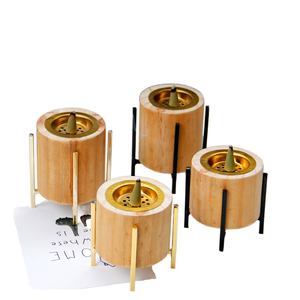Quemador de Incienso Cilíndrico de Madera de Acacia, Estilo Minimalista, Venta Directa de Fábrica, Bakhoor Árabe, Aromaterapia Curativa para Todas las Estaciones - Product Image 1