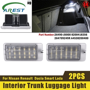 2X per Renault <span class=keywords><strong>Dacia</strong></span> <span class=keywords><strong>Duster</strong></span> I II Sandero Logan <span class=keywords><strong>Lodgy</strong></span> per Smart C453 W453 Lada Xray per Nissan LED bagagliaio bagagliaio luce - Product Image 1