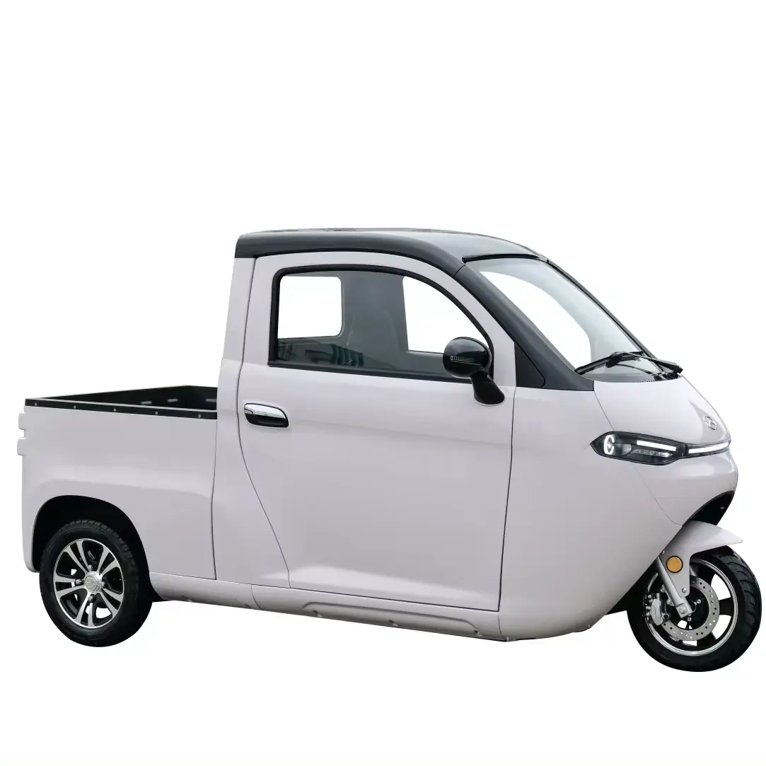 Veículo de entrega de comida expressa L7e eec triciclo elétrico de carga resistente van refrigerada carro elétrico de leite de 3 rodas para venda
