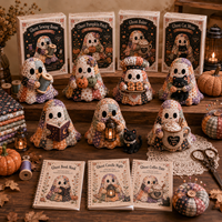 Kit de couture DIY fantôme patchwork artisanal pour décoration de table d'Halloween