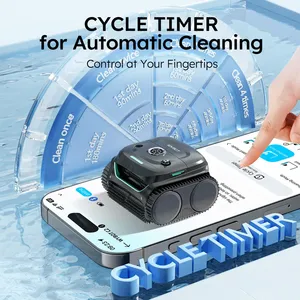 Limpiador Robótico de Piscinas <span class=keywords><strong>WYBOT</strong></span> C2, 6 Rutas de Limpieza, Modo Ecológico, Carga Rápida - Product Image 1