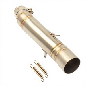 Tuyau d'échappement intermédiaire pour Honda Cbr500, 15mm, en acier inoxydable, résistant aux hautes températures, pour moto de tourisme - Product Image 4