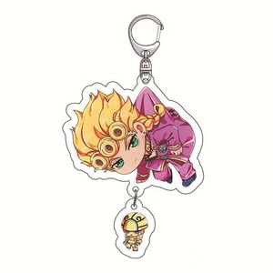 Llavero de <span class=keywords><strong>Anime</strong></span> JoJo's Bizarre Adventure para <span class=keywords><strong>Hombre</strong></span> <span class=keywords><strong>y</strong></span> <span class=keywords><strong>Mujer</strong></span>, Accesorio Lindo para Mochilas, Colgante de Dibujos Animados, Regalo para <span class=keywords><strong>Amigos</strong></span> - Product Image 3