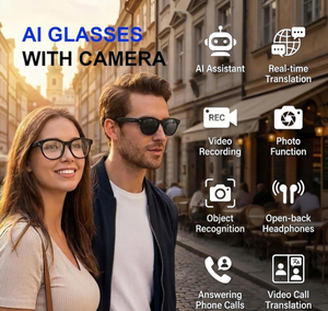 Gafas Inteligentes HD5 Ultra Business con IA para Transcripción de Reuniones - Product Image 3