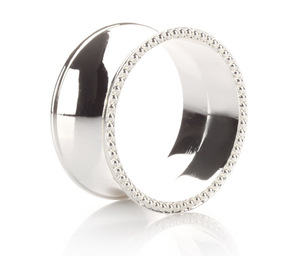 Portatovagliolo in argento dorato per ristorante di nozze - Product Image 4