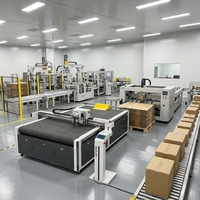 Cortadora de Cartón Corrugado Automática CNC Digital, Cortadora Oscilante de Papel, Máquina de Corte Plano para Cajas de Pizza, Máquina de Corte de Cajas de Cartón