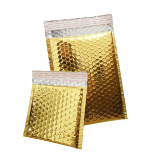 Sobres de burbujas de papel de aluminio personalizados Bolsas de embalaje de logística de comercio electrónico transfronterizo Bolsas exprés de espuma para ropa Piel directa - Product Image 3