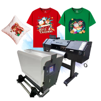 Mesin Printer DTF 60cm untuk Cetak Kaos, 2 Head Printing I3200, Printer DTF untuk Pencetakan Kaos