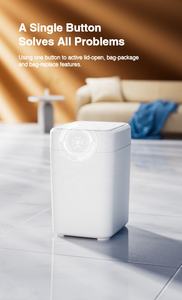 ถังขยะอัจฉริยะแบบเปลี่ยนถุงอัตโนมัติพร้อมเซ็นเซอร์ตรวจจับ 17 ลิตร ฝาเปิดอัตโนมัติ สำหรับห้องน้ำ JustBeEasy - Product Image 5