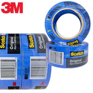 <span class=keywords><strong>Cinta</strong></span> <span class=keywords><strong>de</strong></span> enmascarar azul 3M 2090 para múltiples superficies, <span class=keywords><strong>de</strong></span> fácil remoción, adhesiva, resistente a altas temperaturas, para pintura y decoración - Product Image 2