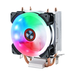Radiador silencioso de CPU de 4 tubos de cobre con ventilador de refrigeración de aire 1155 Material de <span class=keywords><strong>PC</strong></span> Caja de computadora de escritorio Control de velocidad del disipador de calor - Product Image 3