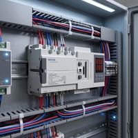Commutateur de transfert automatique double alimentation NTDT85-630A-II 630A 3P/4P pour alimentation de secours de générateur industrielle