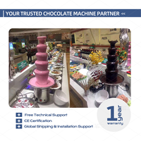 Nouvelle Fontaine à Chocolat Commerciale Personnalisable LST, Machine à Gouttes de Chocolat Liquide en Acier Inoxydable 304, Alimentation par Prise/Batterie