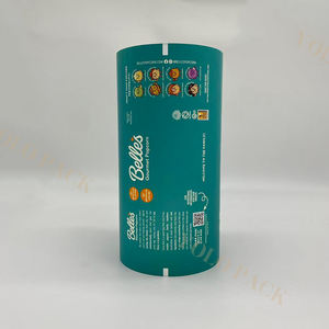 Rouleau d'emballage souple en plastique de feuille d'aluminium Rouleau de sachet de film plastique automatique High Barried pour divers snacks Rouleau de film - Product Image 1