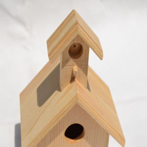 Nido de Pájaro para mascotas de madera cruda personalizada de fábrica para uso en exteriores - Product Image 2