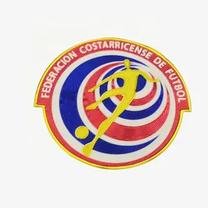 Tpu Patch Costarico Futbol Patch 3d Sport Team Tpu Logo Silicone Heat Transfer Label Patch For Clothing T Shirt